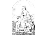 The Holy Family (An outline by Dickenson based on a picture by Raphael)